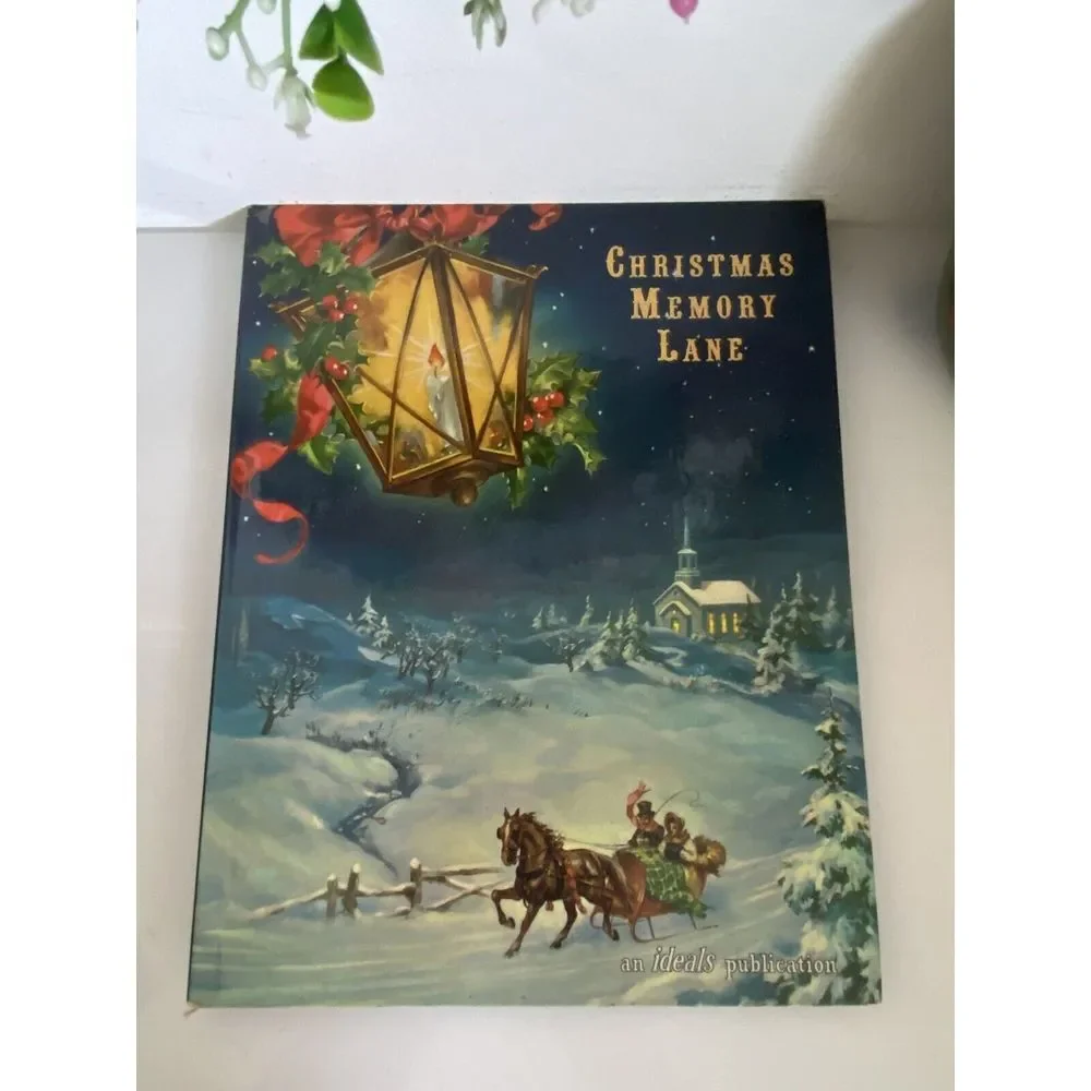 Christmas Memory Lane Ideals Publication Co. Hardback‎ Book Christmas 1962